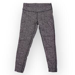 Gap Fit Leggings Women’s Medium Pink Black Printed Active Pants